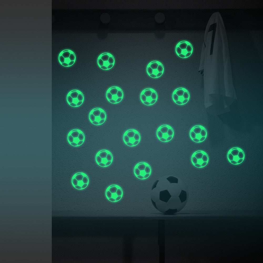 PVCYG640 12Pcs/Set Football Luminous Stickers Soccer Ball PVC Wall Decal for Kids Room Boy Bedroom Laptop Motorcycle Bike Car Decor (No EN71 Certification) PVCYG640 12Pcs/Set Football Luminous Stickers Soccer Ball PVC Wall Decal for Kids Room Boy Bedroom Laptop Motorcycle Bike Car Decor (No EN71 Certification)